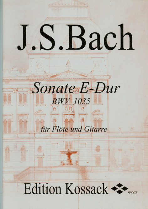 Anderes Coverbild Sonate E-Dur BWV 1035