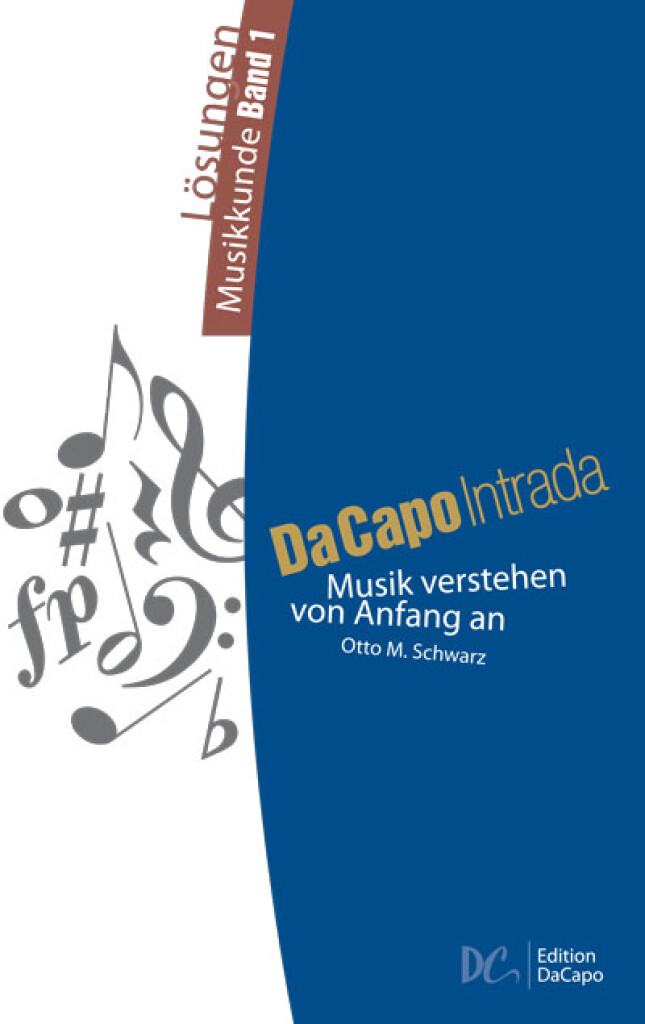 Vorderes Coverbild Da Capo Intrada - Lösungen Musikkunde Band 1