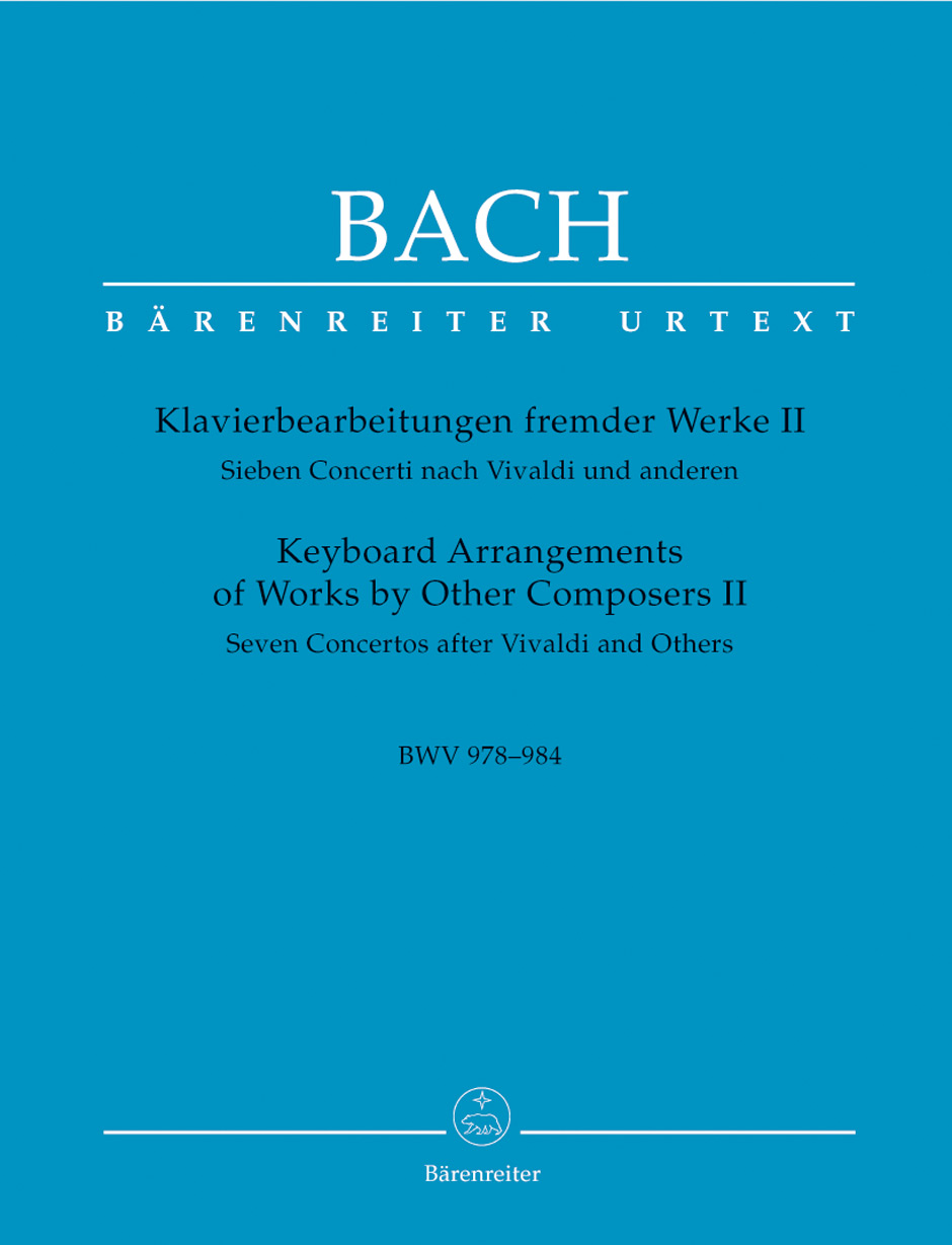 Anderes Coverbild Klavierbearbeitungen fremder Werke II BWV 978-984