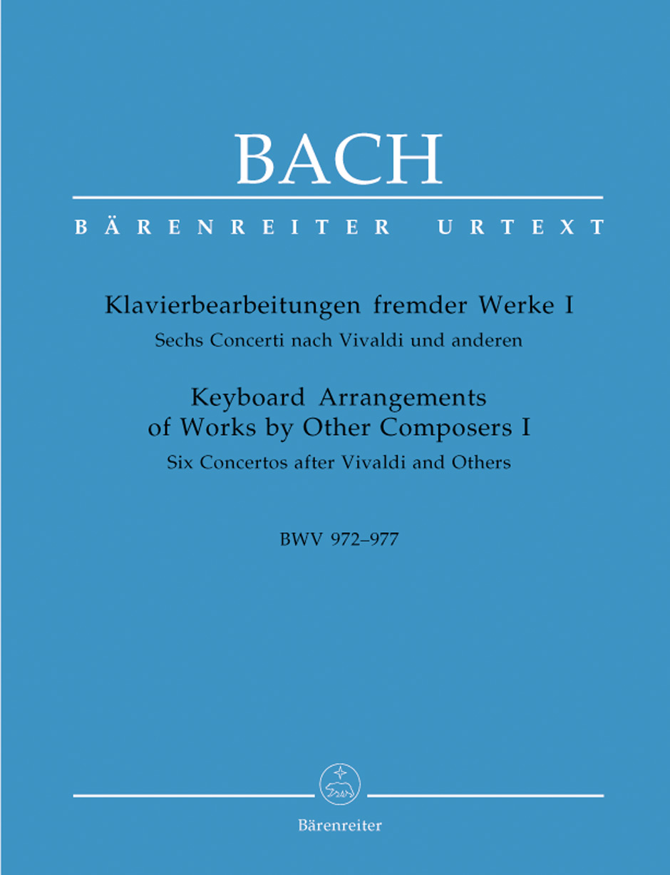 Anderes Coverbild Klavierbearbeitungen fremder Werke I BWV 972-977