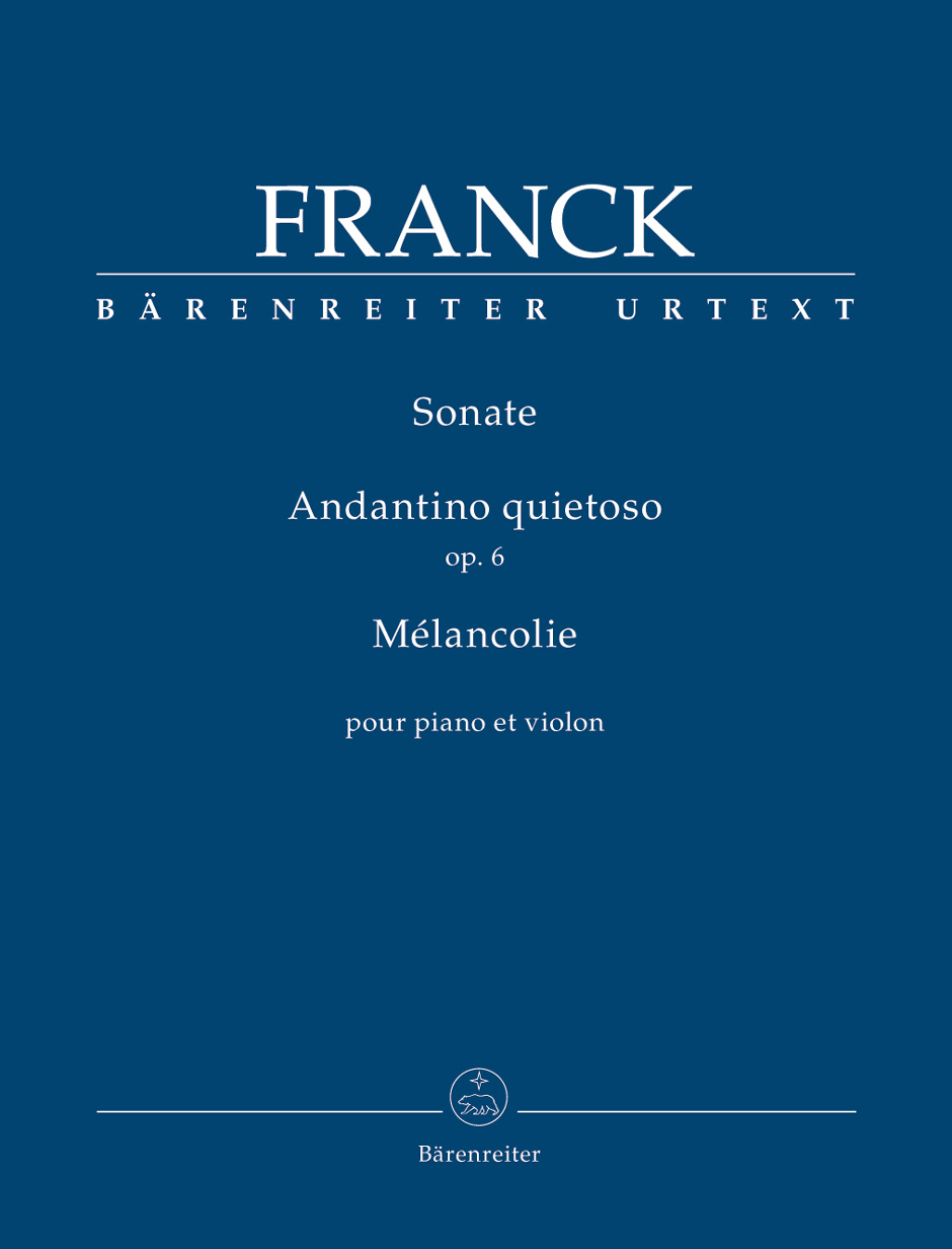 Anderes Coverbild Sonate / Andantino quietoso op. 6 / Mélancolie für Klavier und Violine