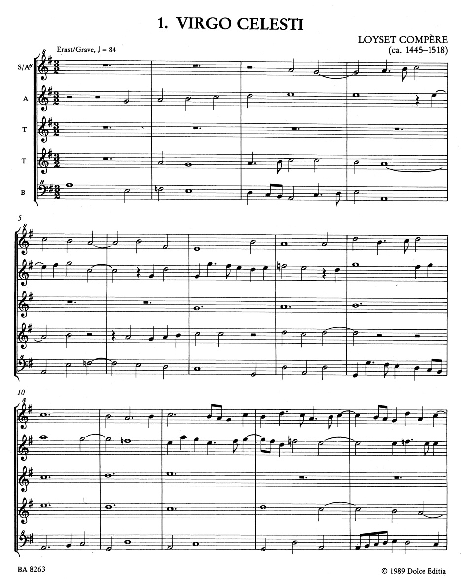 Anderes Coverbild Consort-Musik des 15. bis 17. Jahrhunderts für fünf Blockflöten in wechselnden Besetzungen