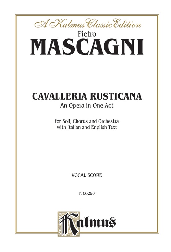 Anderes Coverbild Cavalleria Rusticana