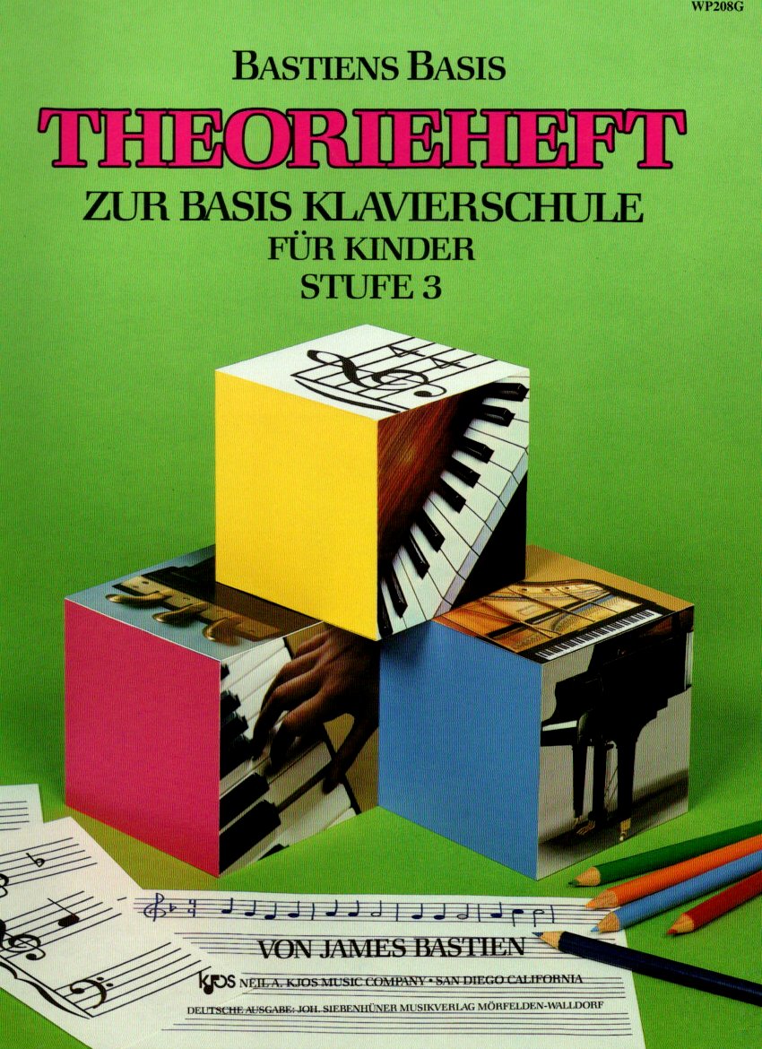 Vorderes Coverbild Bastiens Basis Theorieheft Stufe 3