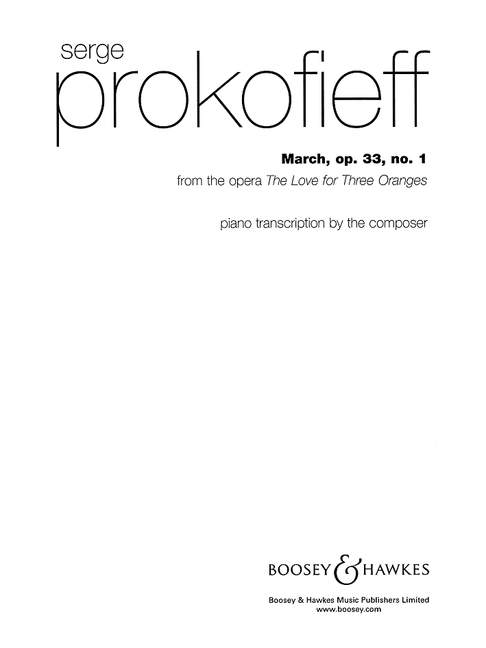 Vorderes Coverbild Marsch op. 33/1 