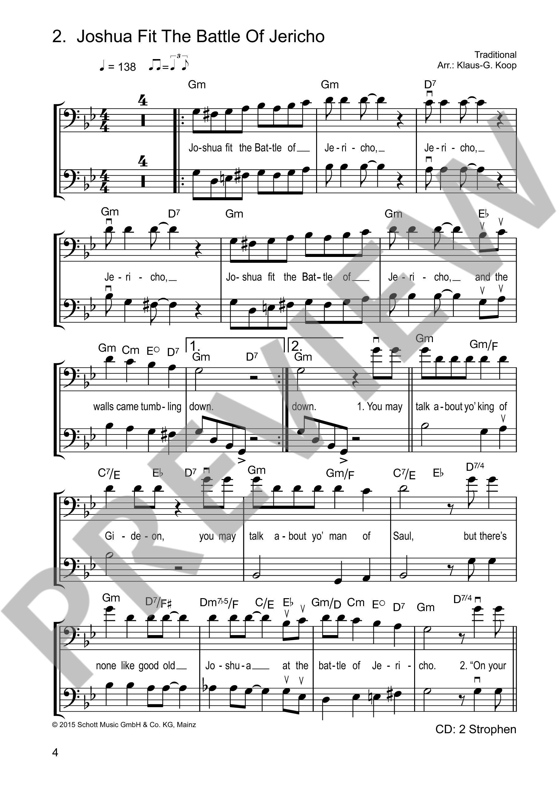 Anderes Coverbild Die schönsten Spirituals & Gospels