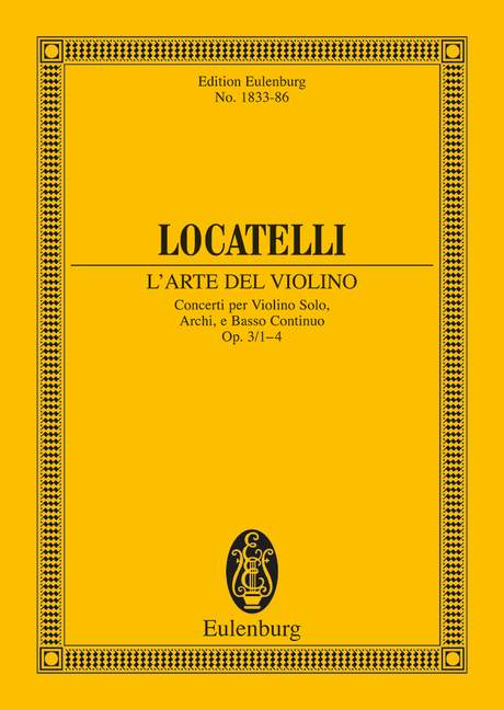 Vorderes Coverbild L'Arte del Violino op. 3