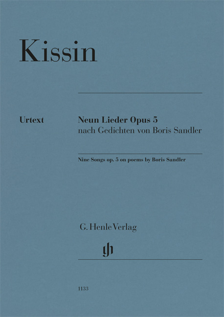 Vorderes Coverbild Nine Songs op. 5