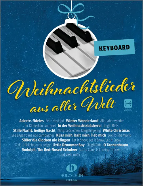 Vorderes Coverbild Weihnachtslieder aus aller Welt - Keyboard