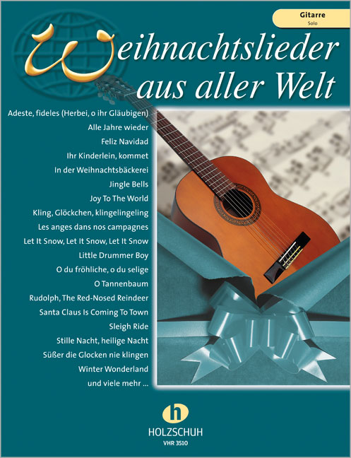 Vorderes Coverbild Weihnachtslieder aus aller Welt - Gitarre solo