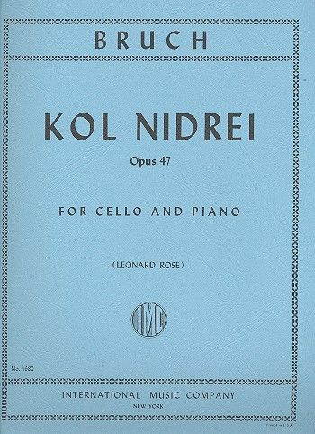 Anderes Coverbild Kol Nidrei op. 47 für Violoncello und Orchester