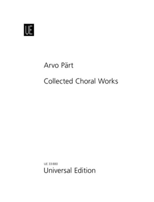 Vorderes Coverbild Collected Choral Works für Chor