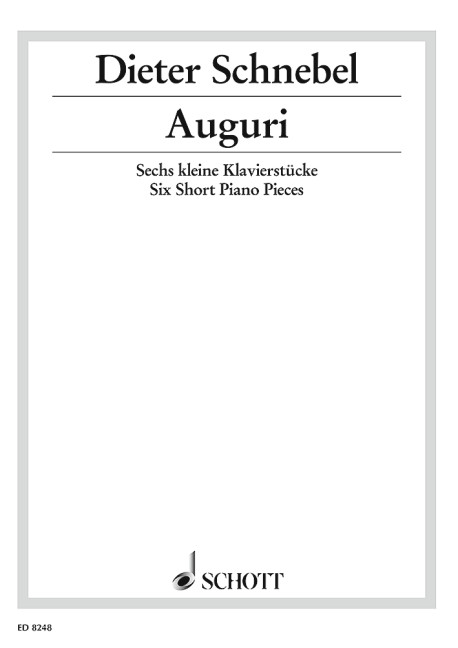Vorderes Coverbild Auguri (1987 - 1993)