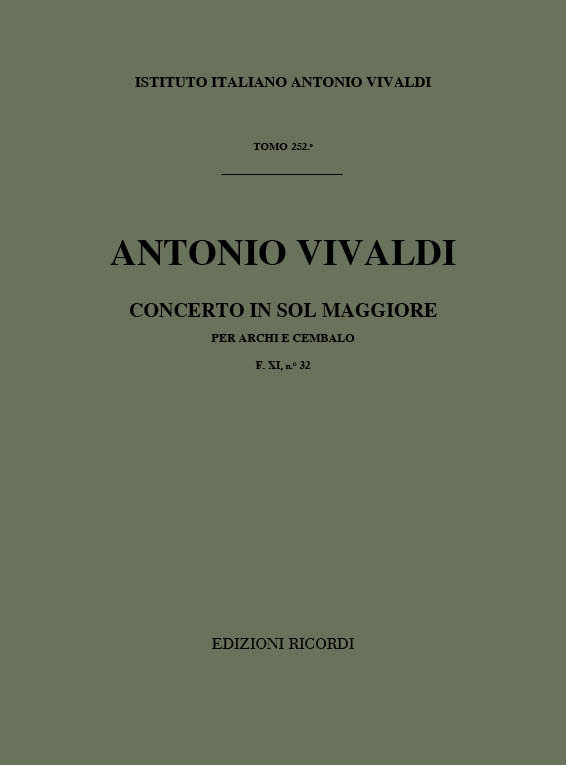 Vorderes Coverbild Konzert G-Dur RV 145