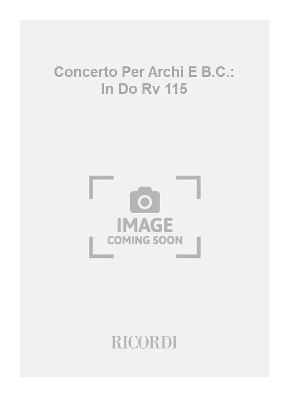 Vorderes Coverbild Konzert C-Dur RV 115