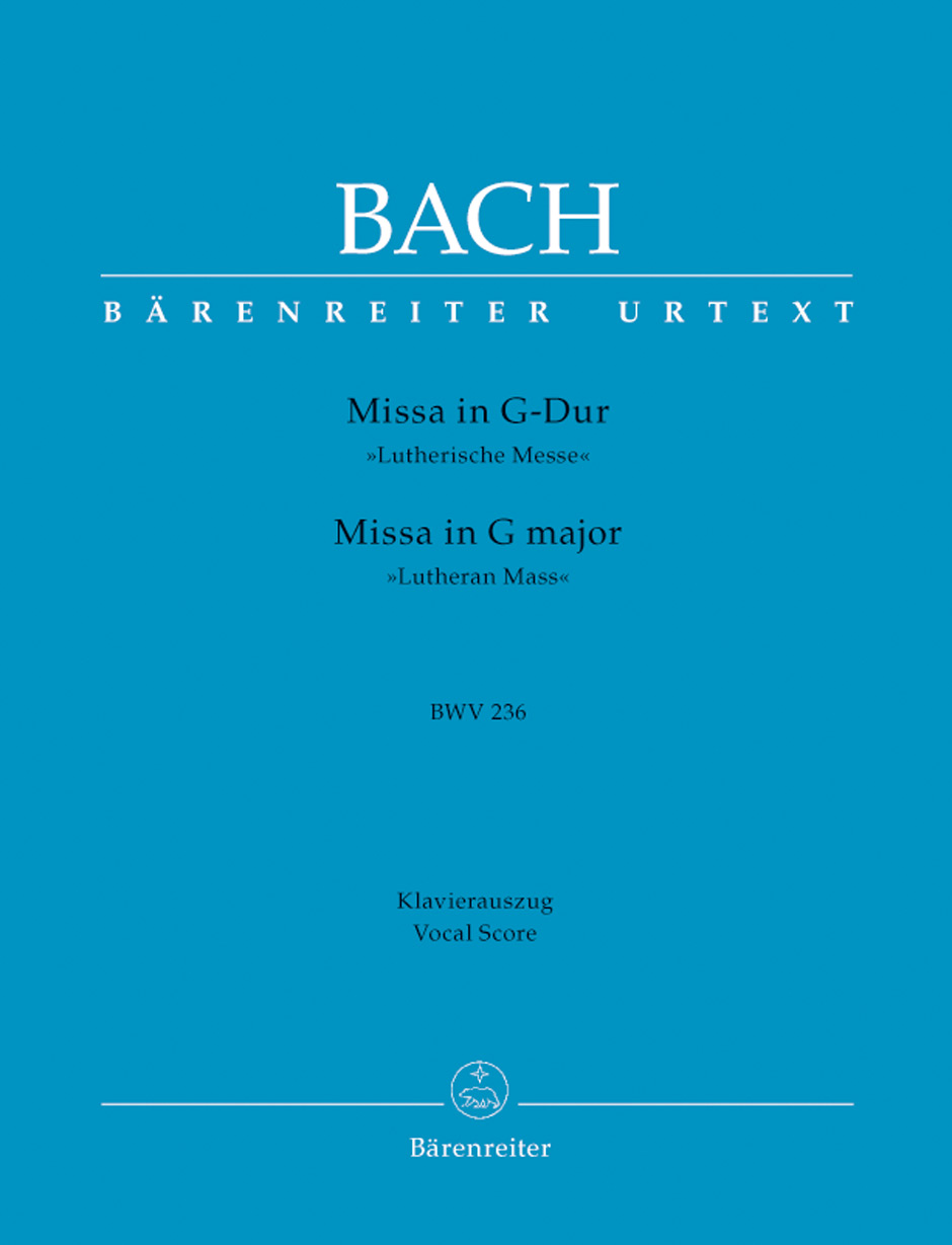 Anderes Coverbild Missa G-Dur BWV 236 "Lutherische Messe"