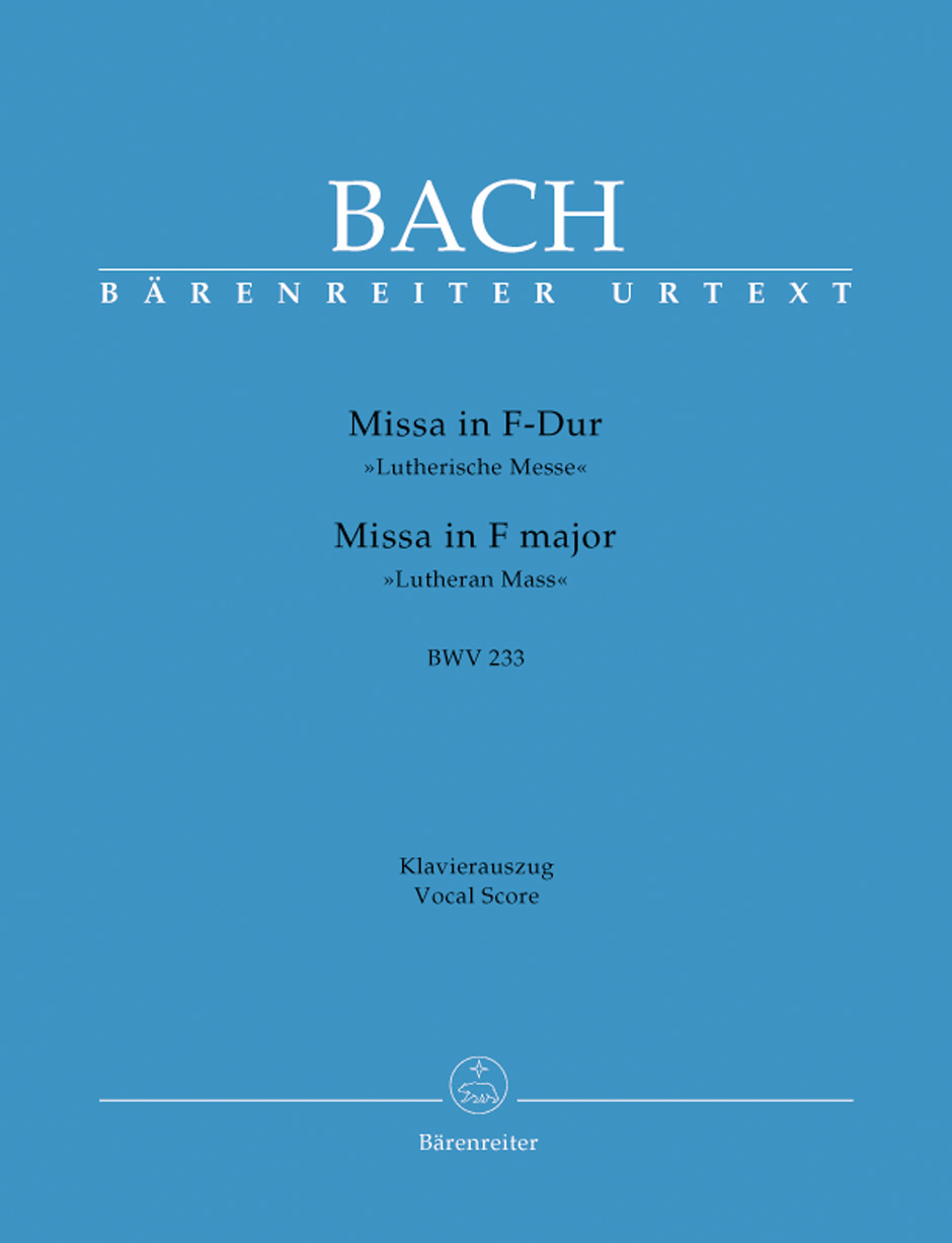 Anderes Coverbild Missa F-Dur BWV 233 "Lutherische Messe"