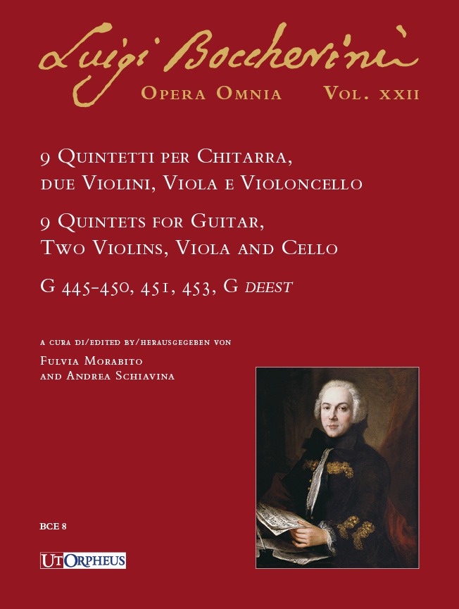 Anderes Coverbild 9 Quintetti per Chitarra, 2 Violini, Viola e Violoncello (G 445-450, 451, 453, G deest)