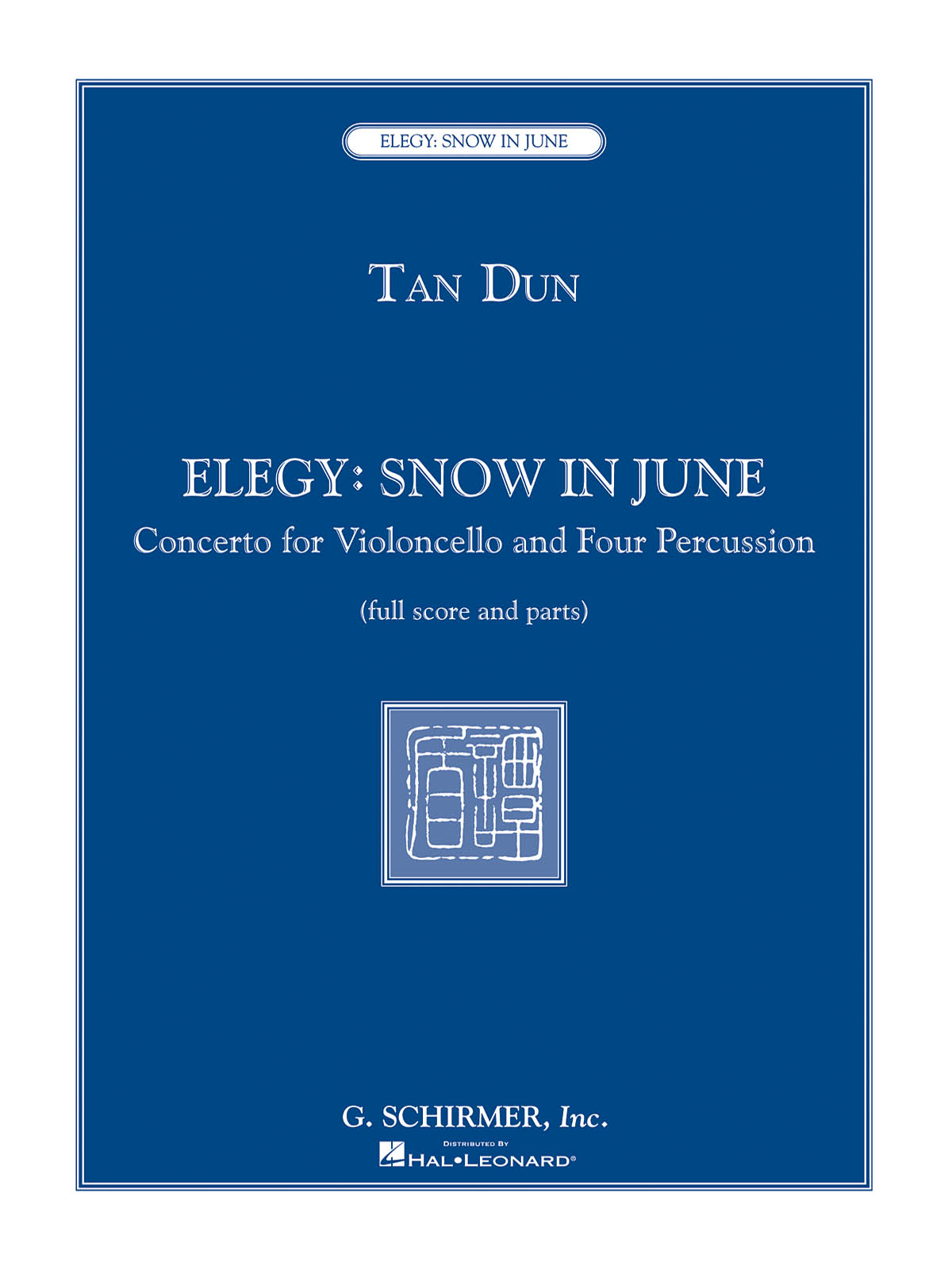 Vorderes Coverbild Elegy: Snow in June