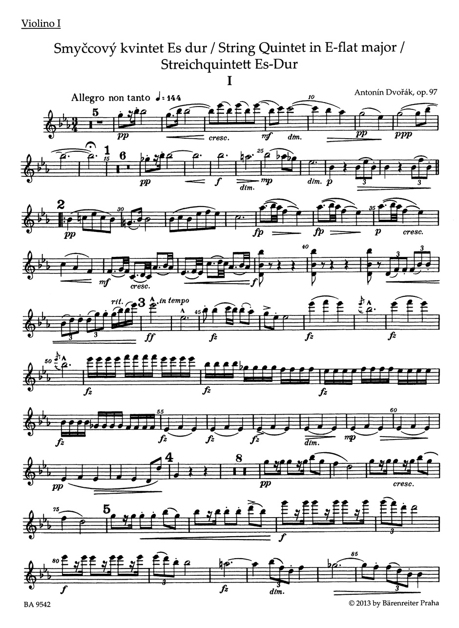 Anderes Coverbild Streichquintett Es-Dur op. 97