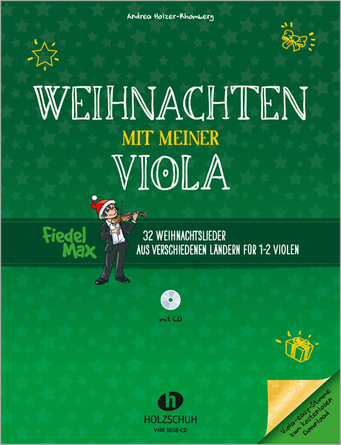 Vorderes Coverbild Weihnachten mit meiner Viola