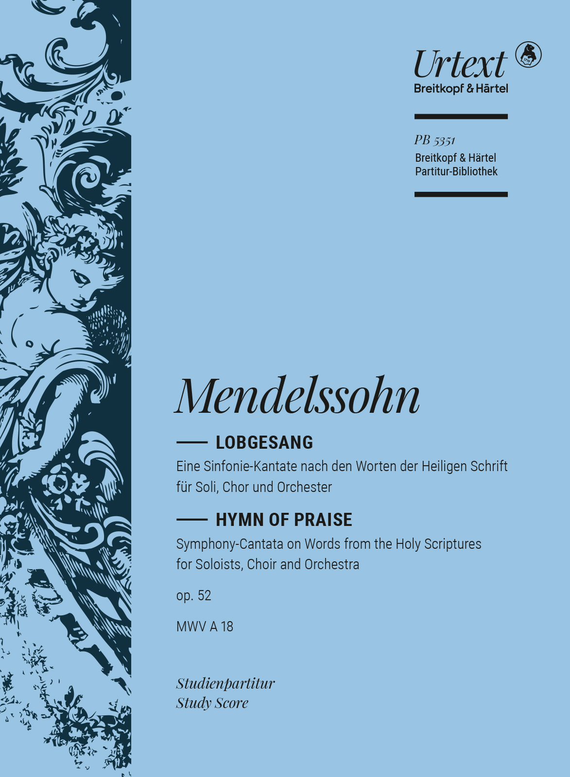 Vorderes Coverbild Lobgesang op. 52 MWV A 18