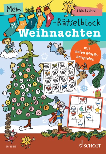 Vorderes Coverbild Mein Musik-Rätselblock - Weihnachten