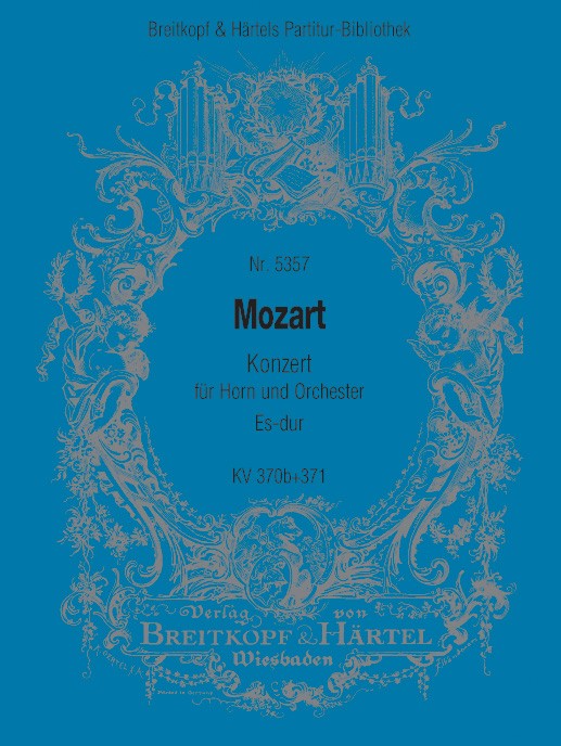 Vorderes Coverbild Konzert für Horn und Orchester Es-Dur KV 370b/371