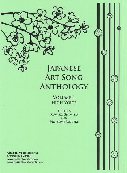Anderes Coverbild Japanese Art Song Anthology Volume 1 - High Voice