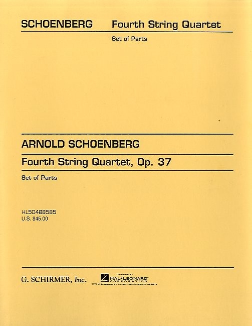 Vorderes Coverbild Streichquartett Nr. 4 op. 37