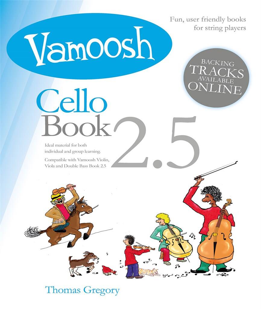 Vorderes Coverbild Vamoosh Cello Book 2.5