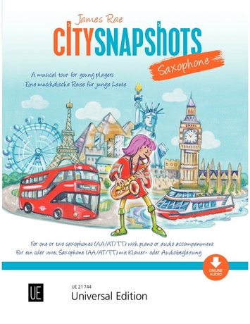 Vorderes Coverbild City Snapshots - Saxophone