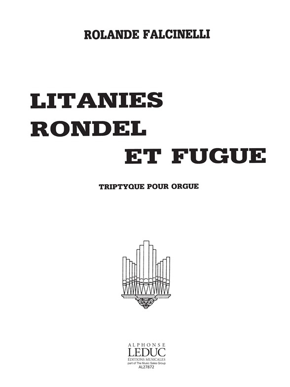 Vorderes Coverbild Litanies, Rondel et Fugue