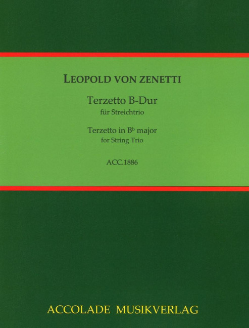 Vorderes Coverbild Terzetto B-Dur