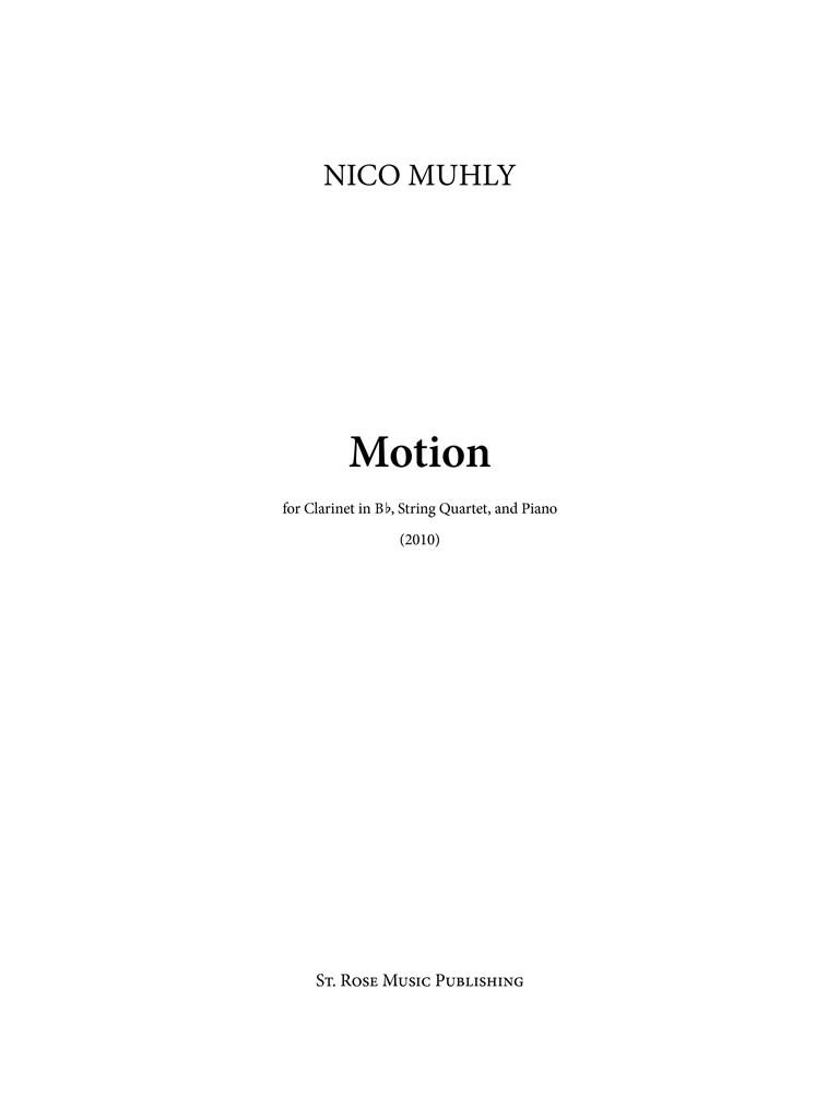 Vorderes Coverbild Motion
