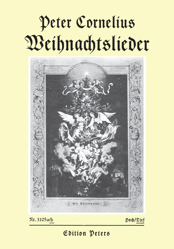 Vorderes Coverbild Weihnachtslieder für eine Singstimme mit Klavierbegleitung - Ausgabe für tiefe Stimme op. 8