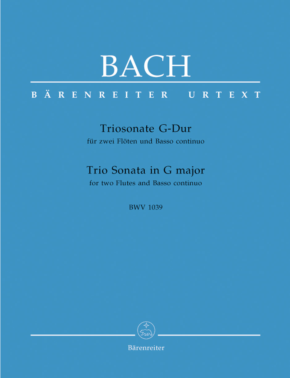 Anderes Coverbild Triosonate für zwei Flöten und Basso continuo G-Dur BWV 1039