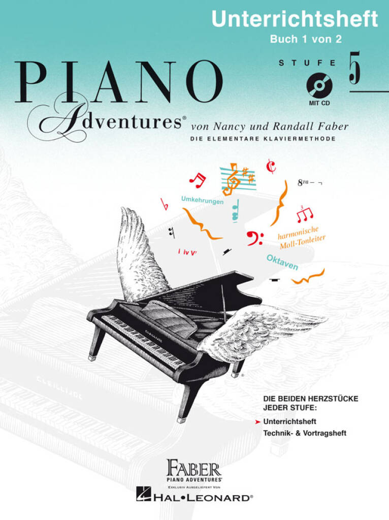 Vorderes Coverbild Piano Adventures Stufe 5 - Unterrichtsheft