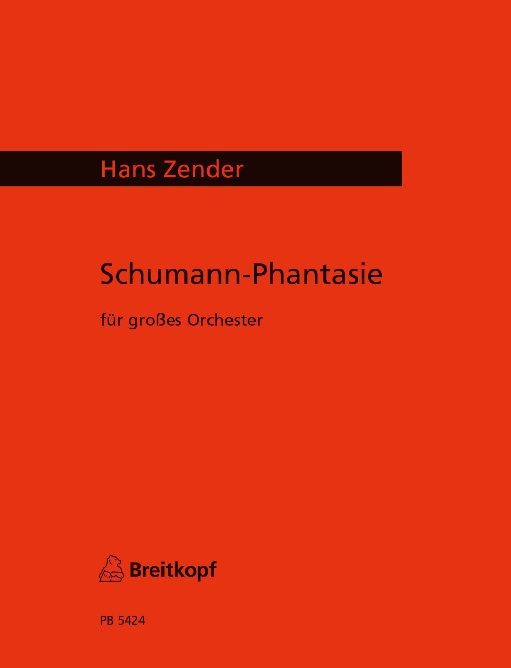 Vorderes Coverbild Schumann - Phantasie