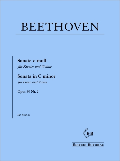 Vorderes Coverbild Violinsonate Nr. 7 c-moll op. 30/2