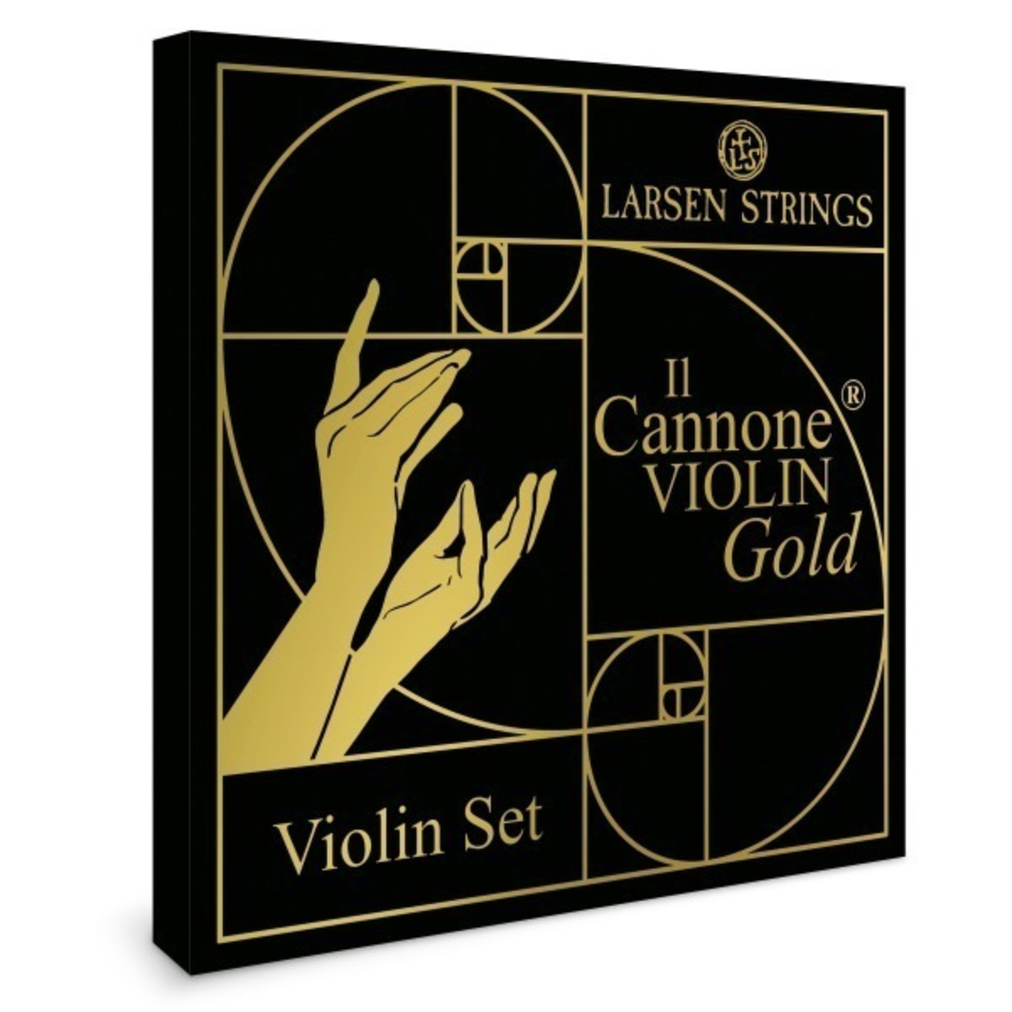 Vorderes Coverbild Larsen Il Cannone Gold Violine Satz