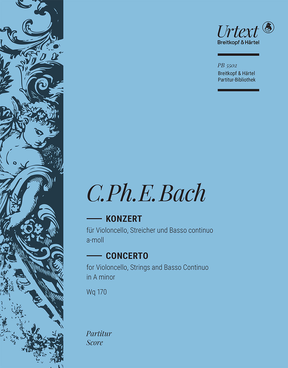 Vorderes Coverbild Konzert für Violoncello, Streicher und B.c. a-Moll Wq 170 (1750)