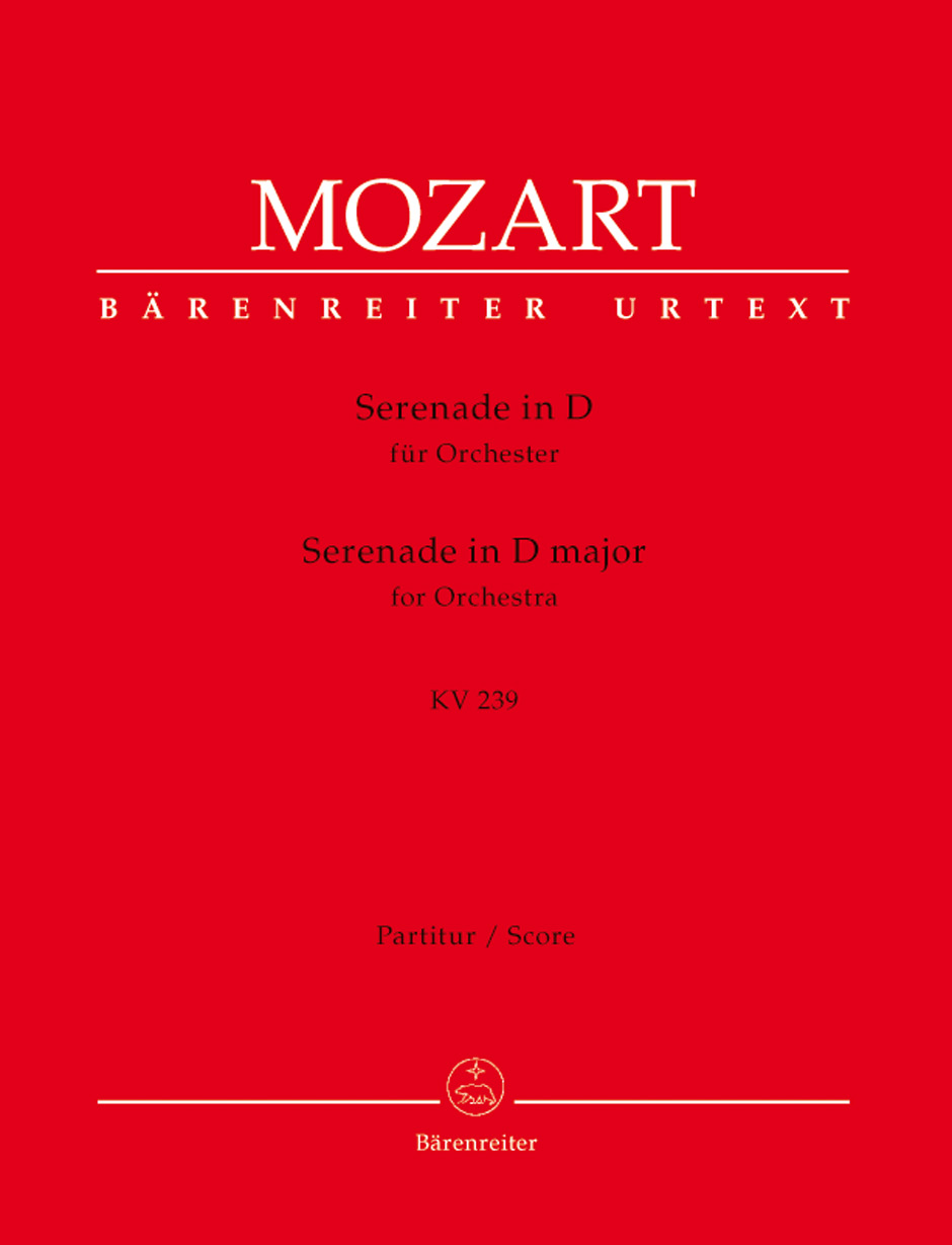 Vorderes Coverbild Serenade D-Dur KV 239