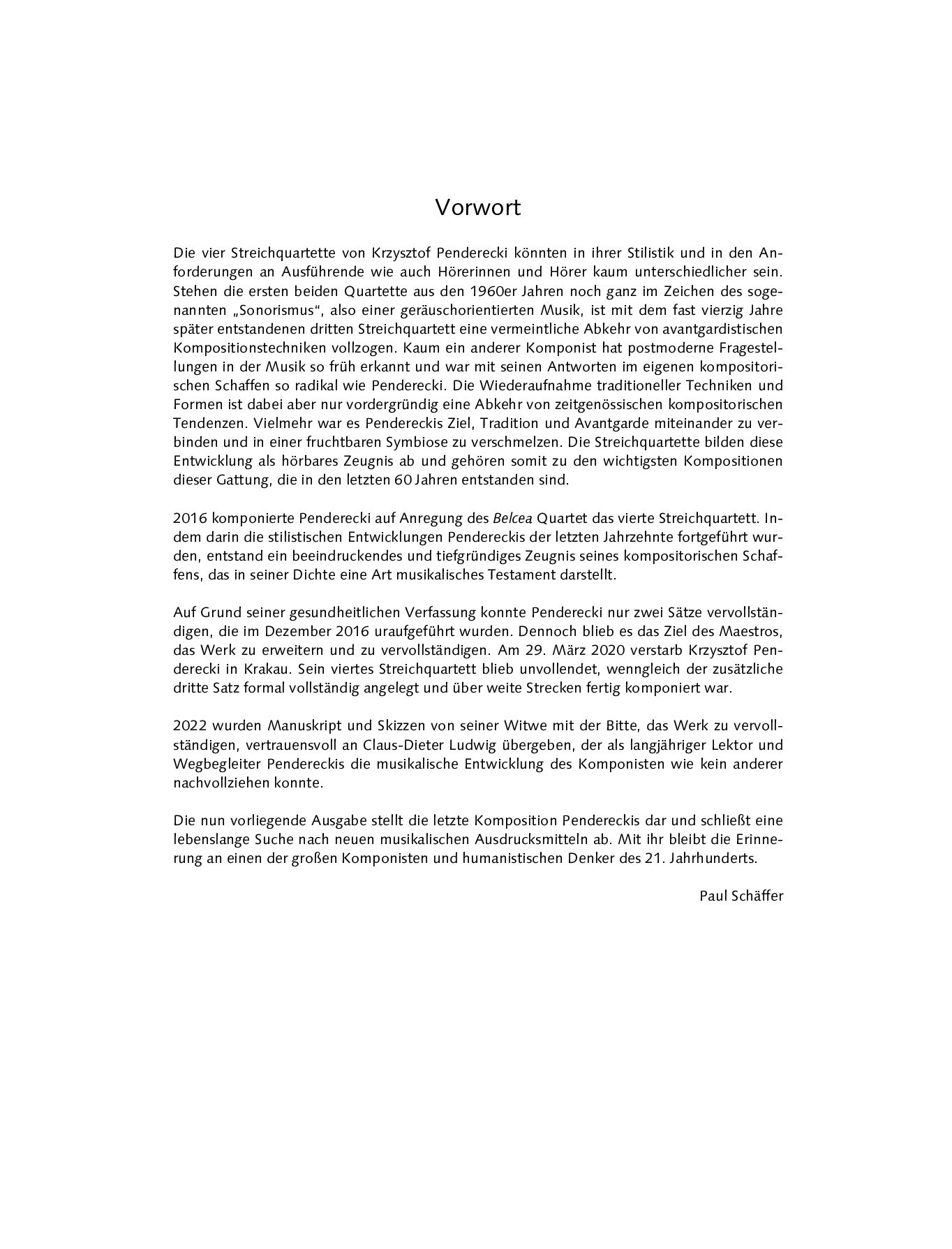 Anderes Coverbild Streichquartett Nr. 4