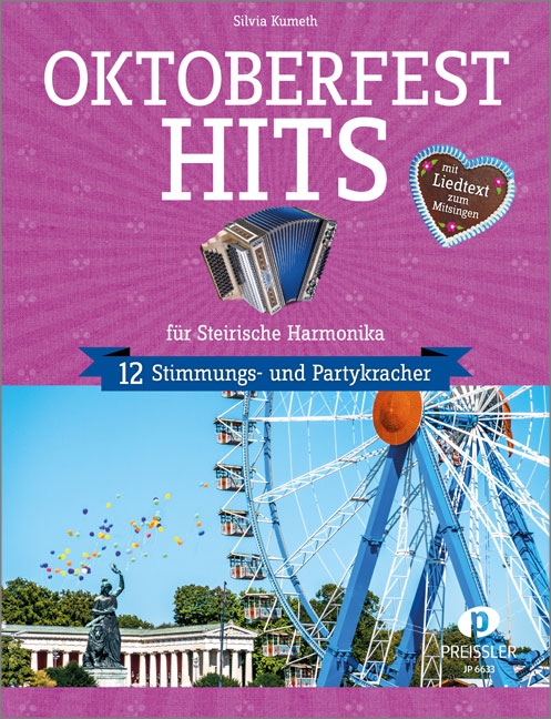 Vorderes Coverbild Oktoberfest-Hits für steirische Harmonika