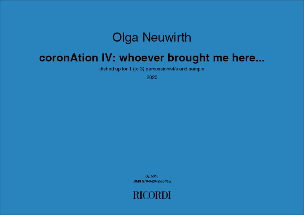 Vorderes Coverbild coronAtion IV: whoever brought me here