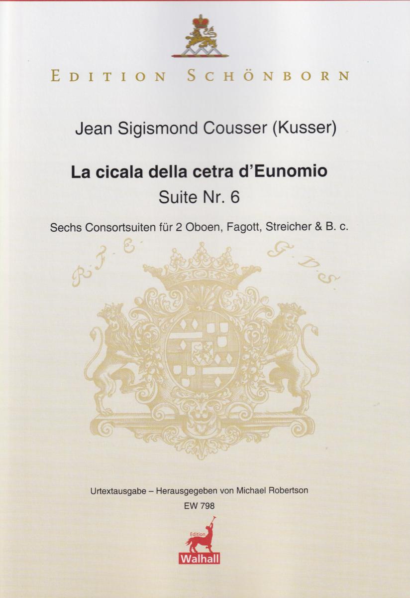 Vorderes Coverbild La cicala della cetra D’Eunomio - Suite Nr. 6