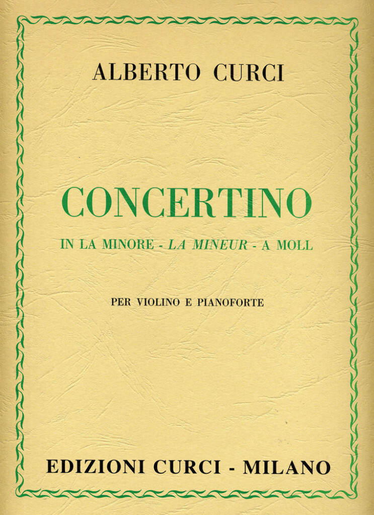 Vorderes Coverbild Concertino a-moll