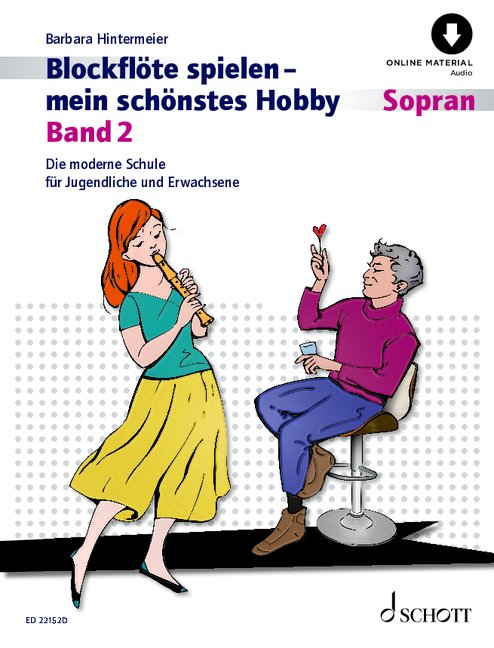 Vorderes Coverbild Blockflöte spielen - mein schönstes Hobby Band 2