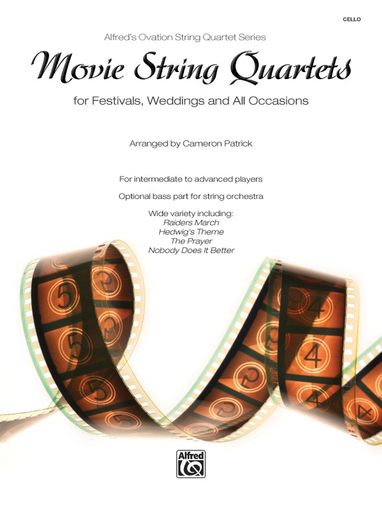Vorderes Coverbild Movie String Quartets for Festivals, Weddings, and All Occasions - Cello